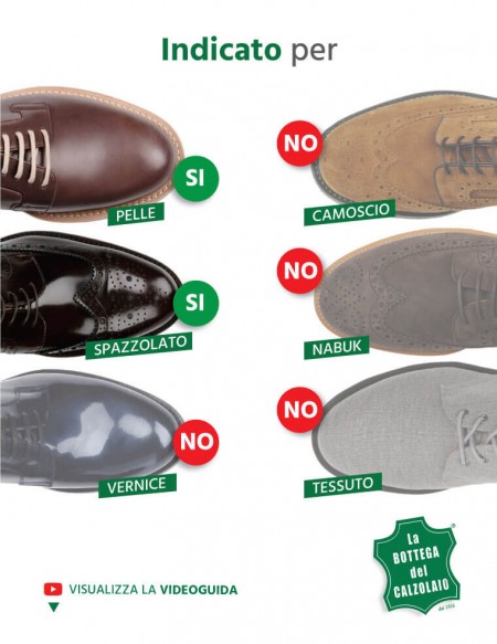 Pelle lucida per calzature outlet