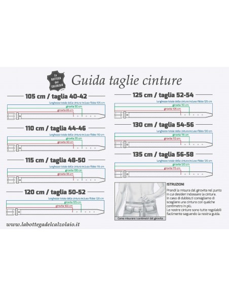 Cintura uomo elegante in pelle di vitello testa di moro classica 3,5 cm