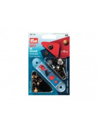 Bottoni a pressione in metallo Prym per pelli 12 mm