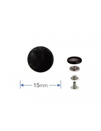 Bottoni a pressione in metallo nero Prym da 15 mm
