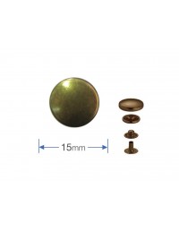 Bottoni a pressione in metallo bronzo Prym 15 mm