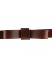 Cintura donna con fiocco in vero cuoio marrone