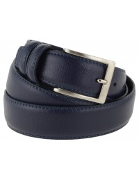 Cintura in pelle saffiano blu modello Prada da sposo