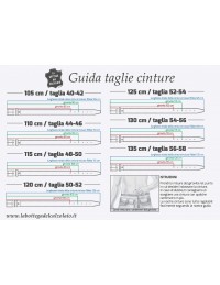Cintura in pelle semi lucida marrone da cerimonia 3,5 cm