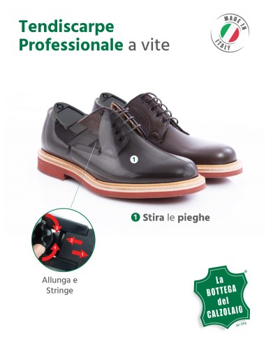 Forme per scarpe a vite per mantenere senza pieghe le scarpe da uomo