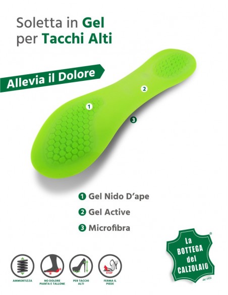 Solette per scarpe con tacco