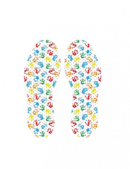 Solette scarpe bambini ritagliabili e antiodore
