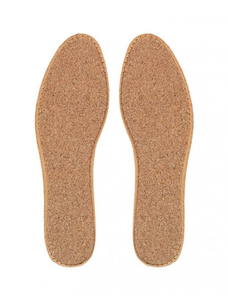 Solette in sughero rivestite in pelle naturale confortevoli e leggere
