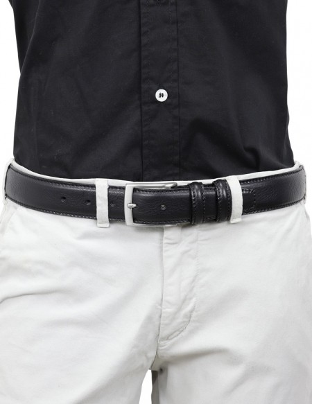 KTMOUW Cintura Uomo Pelle Cinta Uomo Pelle Nera Cinture Uomo Elegante Regalo Automatica
