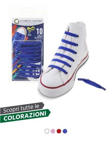 Lacci elastici per le scarpe dei tuoi bambini: 10 lacci da 3,5 cm