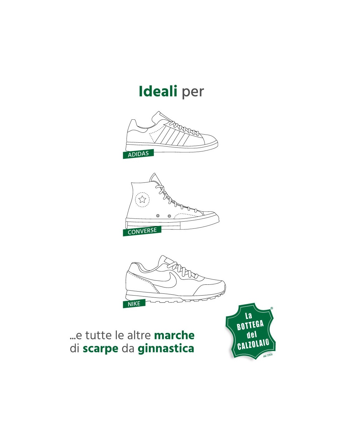 misura lacci converse alte