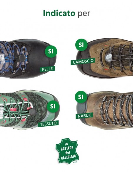 Gel detergente per scarpe in camoscio nabuk e tessuto