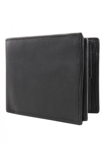 Porta monete in pelle a tallone NERO MARRONE o NATURALE CHIARO