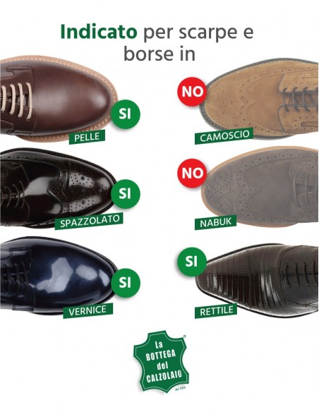 Gel per scarpe in pelle nutriente e ravvivante