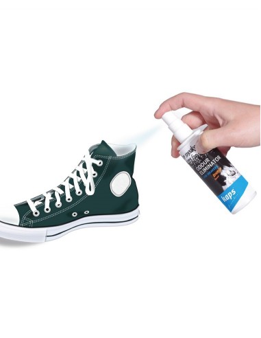 Deodorante spray per sneakers, scarpe da running e da calcetto