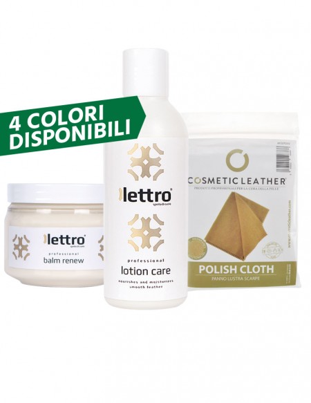 Kit per pulire borse in pelle liscia pregiate e di tutti i colori