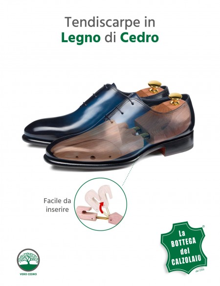 Tendiscarpe in legno di cedro per mantenere in forma le scarpe lusso