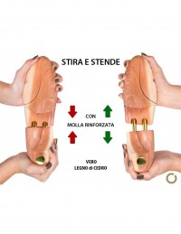Allargascarpe in legno di cedro per scarpe di lusso