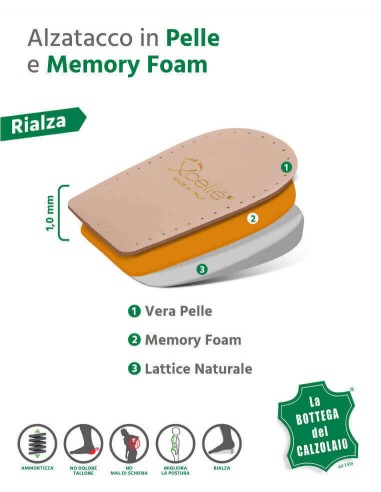 Alzatacco per scarpe da ginnastica deals