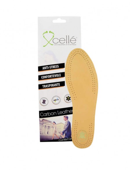 Solette scarpe in cuoio antisudore e antiodore 2 pz