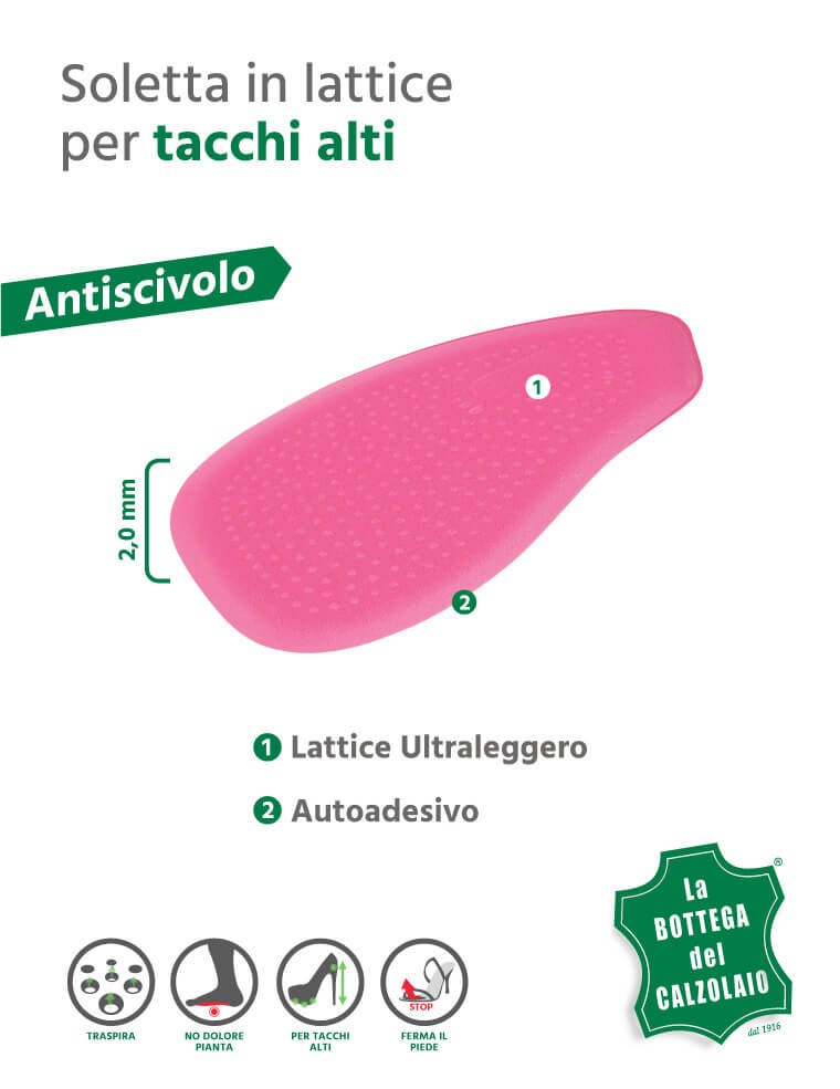 Scarpe Antiscivolo Donna Rosa In Alto Cuscinetto Per Tacco Lattice Con ordCxWBe