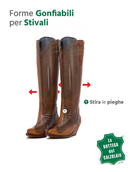 Forme gonfiabili per stivali